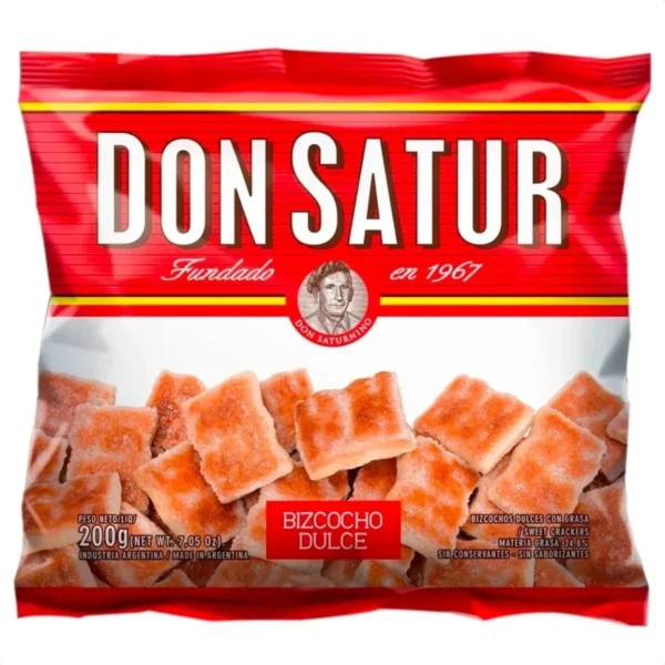 BIZCOCHO DULCE DON SATUR x 200g