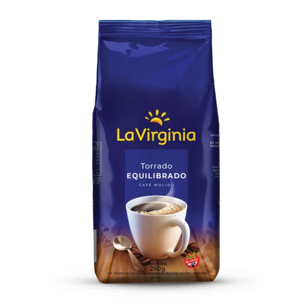 CAFÉ MOLIDO EQUILIBRADO LA VIRGINI x 250 g