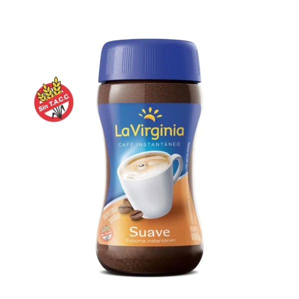 CAFÉ SUAVE LA VIRGINIA FRASCO x 100 g