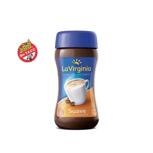 CAFÉ SUAVE LA VIRGINIA FRASCO x 50 g