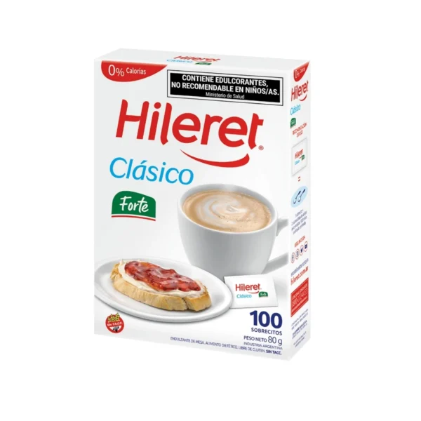 EDULCORANTE HILERET CLÁSICO FORTE x 100 S