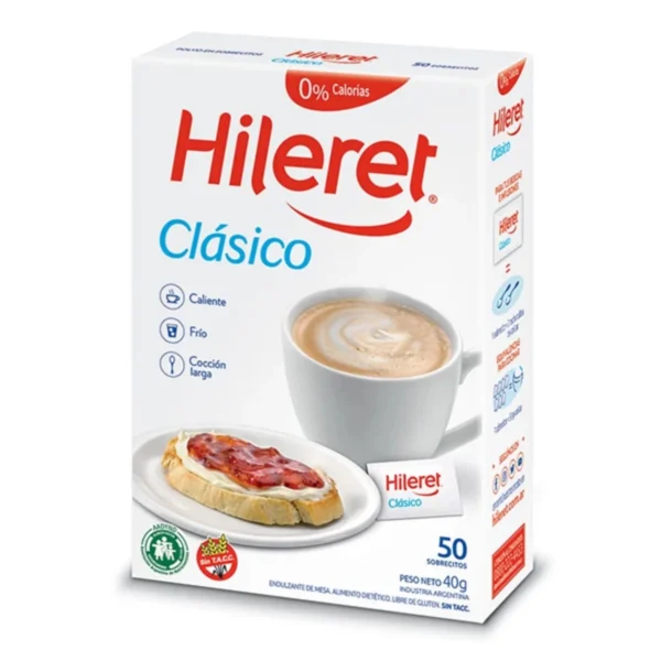 EDULCORANTE HILERET CLÁSICO x 50 S