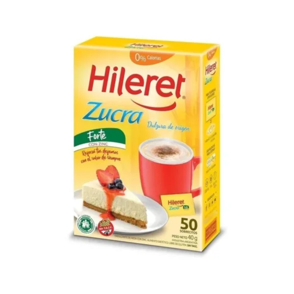 EDULCORANTE HILERET ZUCRA FORTE X 50S