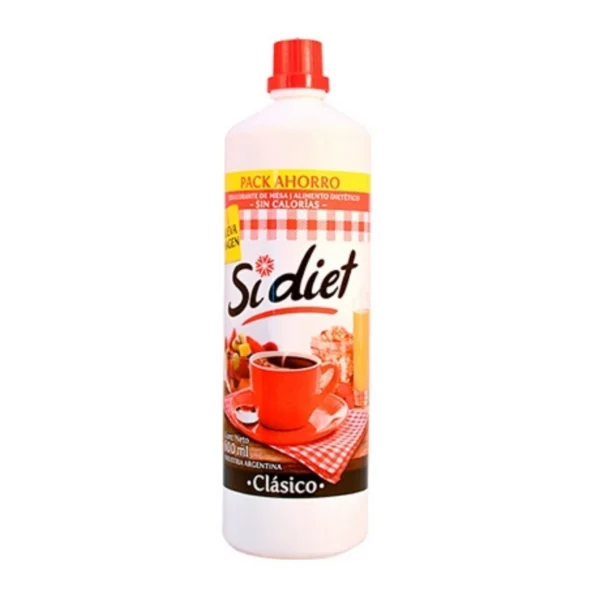 EDULCORANTE SIDIET CLÁSICO x 600 mL