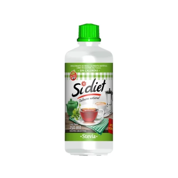 EDULCORANTE SIDIET STEVIA x 250 mL