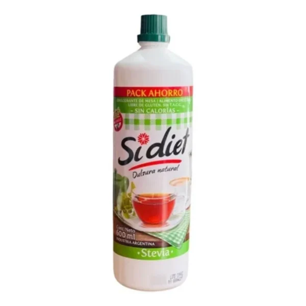 EDULCORANTE SIDIET STEVIA x 600 mL