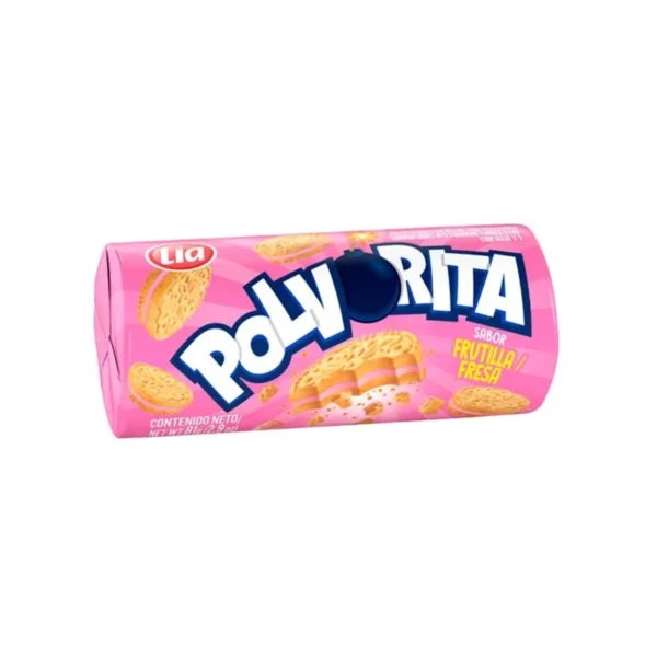GALLETA FRUTILLA_FRESA POLVORITA x 81 g