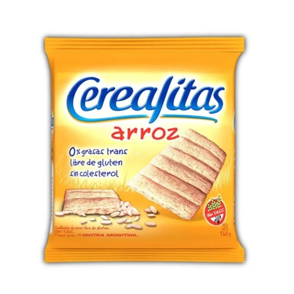 GALLETAS DE ARROZ CEREALITAS x 160 g