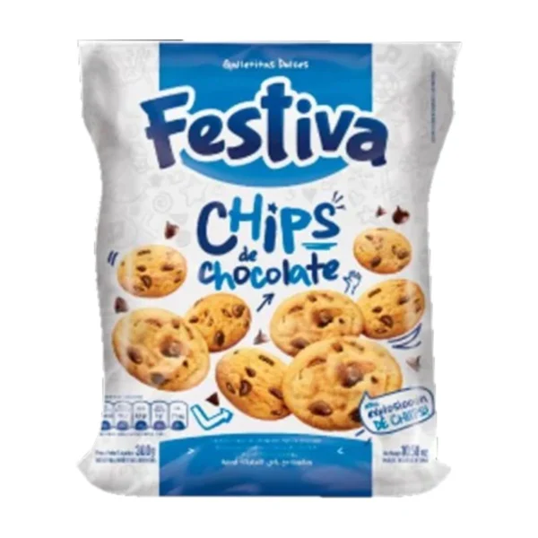 GALLETAS FESTIVA CON CHIPS X 300 G