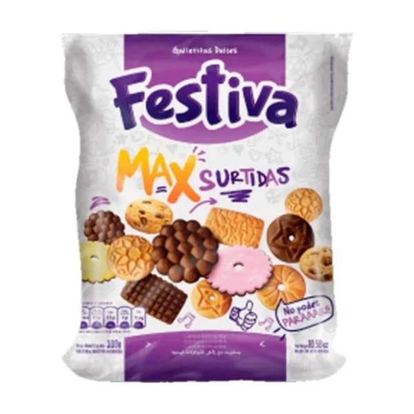GALLETAS FESTIVA MAX SURTIDAS x 300 g