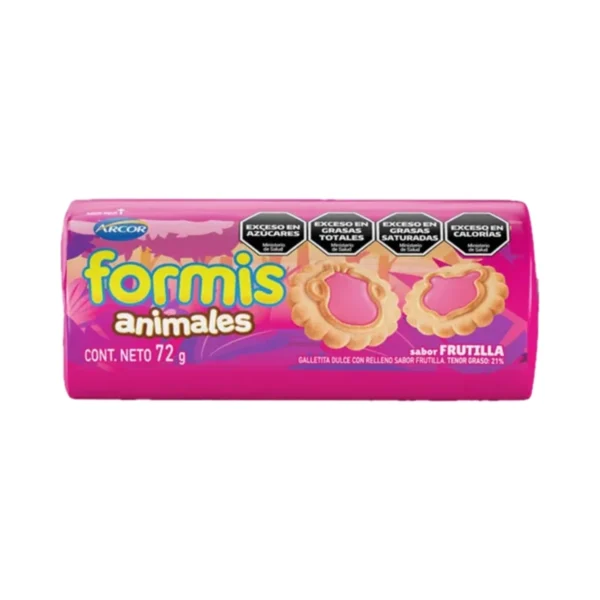 GALLETAS FRUTILLA FORMIS x 72 g