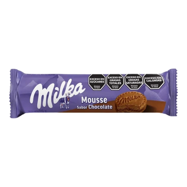 GALLETAS MOUSSE CHOCOLATE MILKA x 116 g
