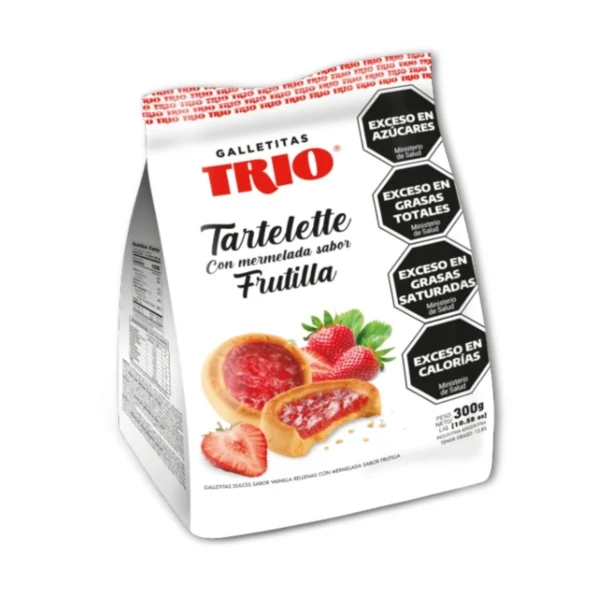 GALLETAS TARTELETTE FRUTILLA TRIO x 300 g