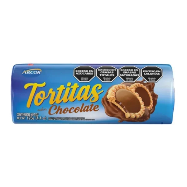 GALLETAS TORTITAS CHOCOLATE x 125 g