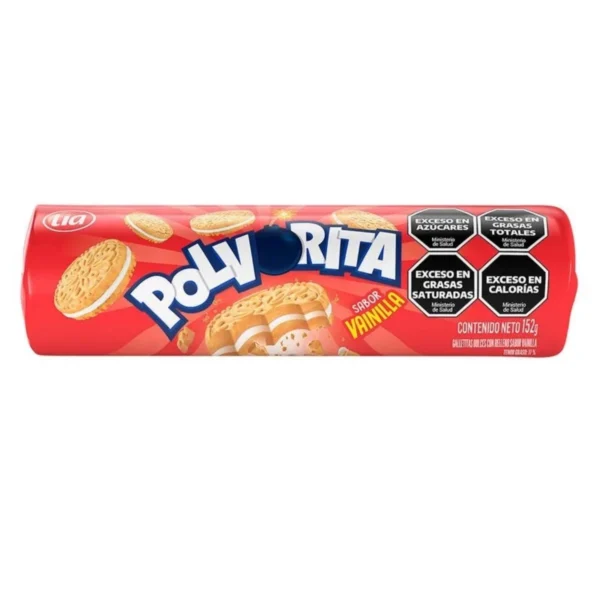 GALLETAS VAINILLA POLVORITA x 152 g
