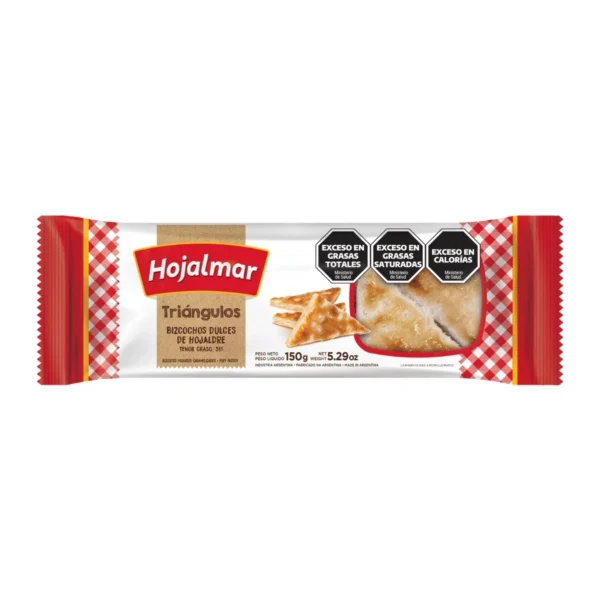 HOJALDRE TRIÁNGULOS HOJALMAR x 150 g