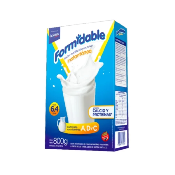 LECHE EN POLVO FORMIDABLE x 800 g