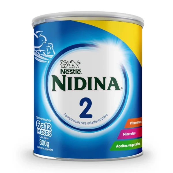 LECHE EN POLVO NIDINA 2 x 800 g
