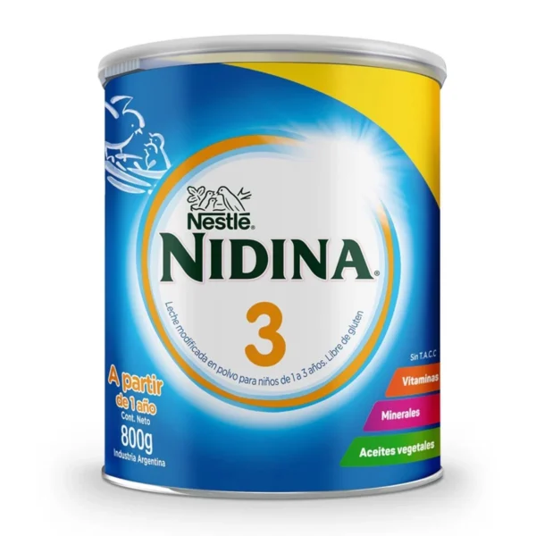 LECHE EN POLVO NIDINA 3 x 800 g
