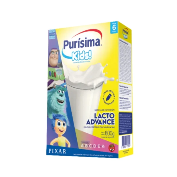 LECHE EN POLVO PURÍSIMA KIDS x 800 g
