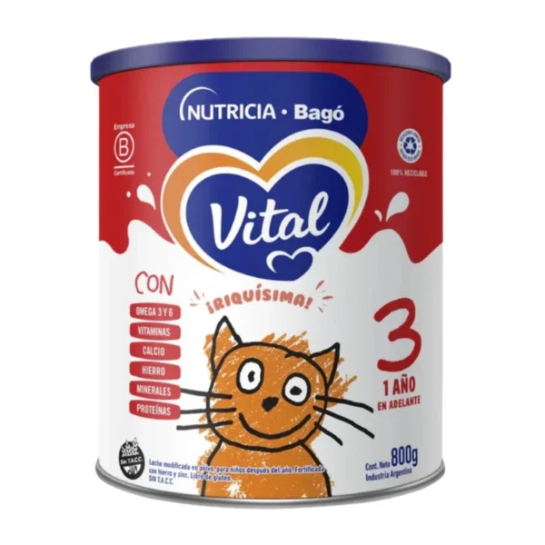 LECHE EN POLVO VITAL 3 x 800 g