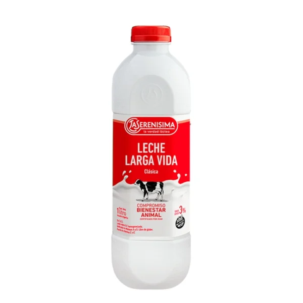 LECHE ENTERA CLÁSICA 3_ LA SERENÍSIMA x 1 L