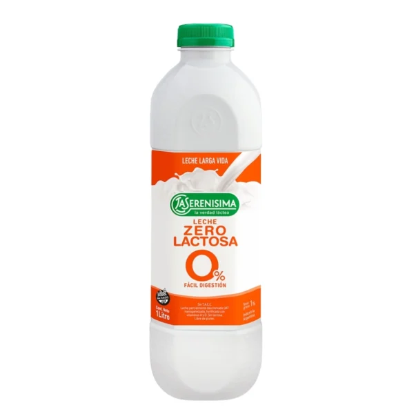 LECHE ZERO LACTOSA 0_ LA SERENÍSIMA x 1 L