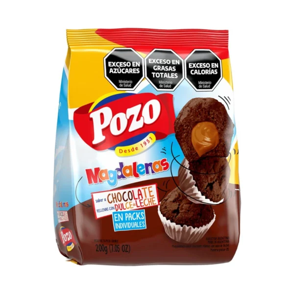 MAGDALENAS CHOCOLATE RELL DDL POZO x 200 g