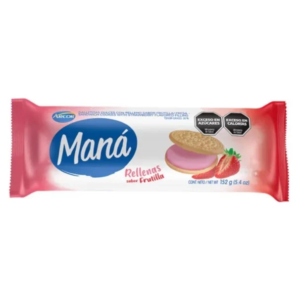 MANA RELLENA FRUTILLA x 152 g