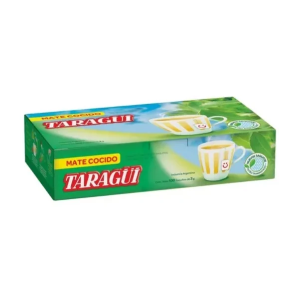 MATE COCIDO TARAGUI FILTRO DIAMANTADO x 100 SAQUITOS x 3 g