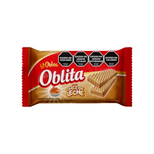 OBLEAS DULCE DE LECHE OBLITA x 50 g