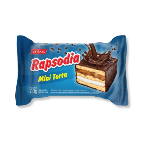 RAPSODIA MINI TORTA X 24 UNIDADES