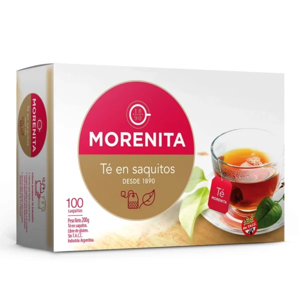 TÉ LA MORENITA x 100 SAQUITOS