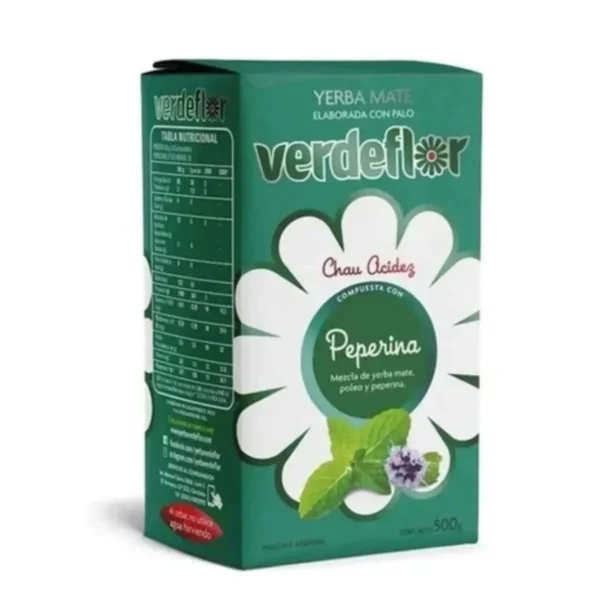 YERBA VERDEFLOR PEPERINA x 500 g