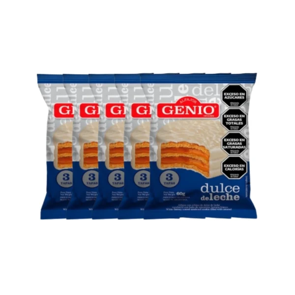 ALFAJOR BLANCO TRIPLE GENIO X24 UNIDADES x 60 g