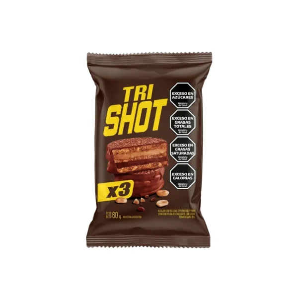 ALFAJOR TRIPLE TRI SHOT x 60 g