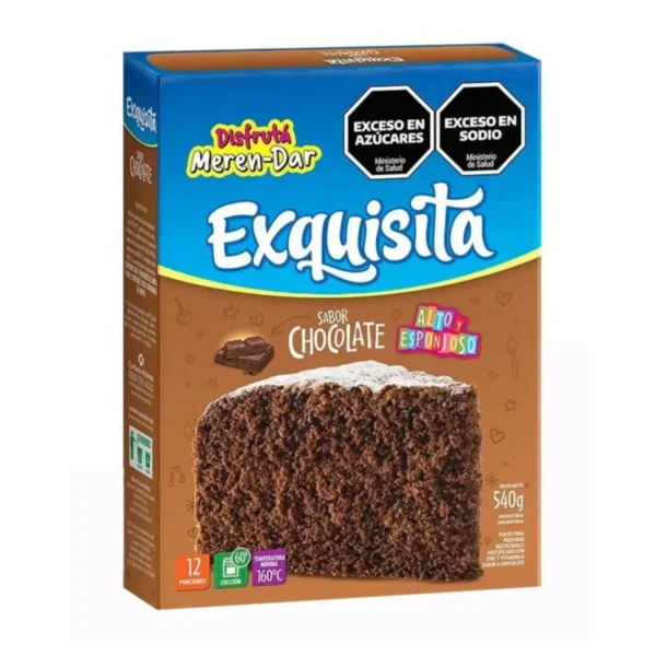 BIZCOCHUELO CHOCOLATE EXQUISITA x 540 g