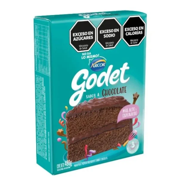 BIZCOCHUELO CHOCOLATE GODET x 480 g