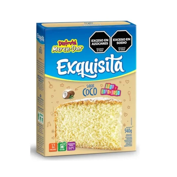BIZCOCHUELO COCO EXQUISITA x 540 g