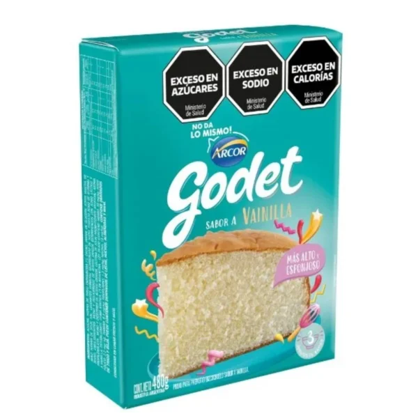 BIZCOCHUELO VAINILLA GODET x 480 g