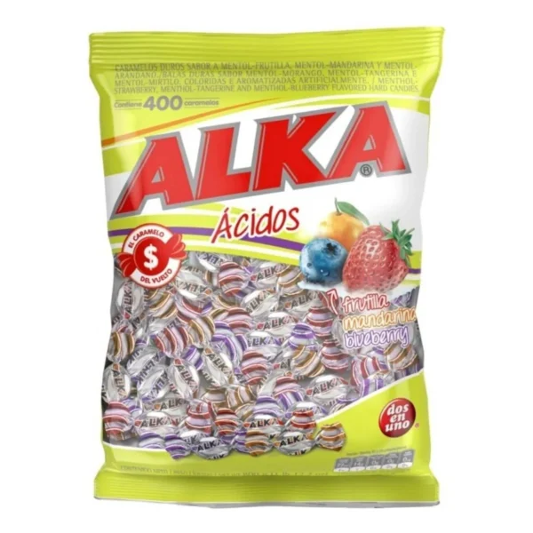 CARAMELOS ÁCIDOS ALKA x800g COD 10643