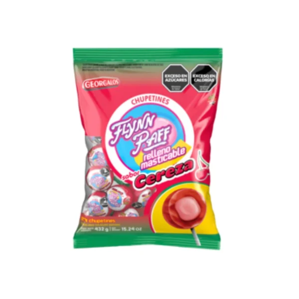 CARAMELOS CEREZA FLYN PAFF X 24 UNIDADES