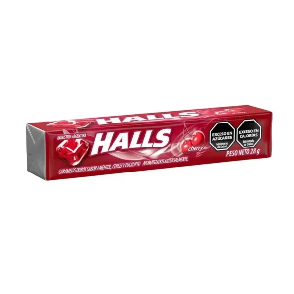 CARAMELOS CHERRY HALLS x 25,2 g