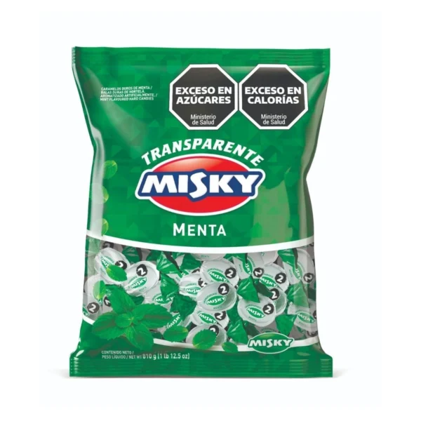 CARAMELOS MENTA MISKY x 810 g