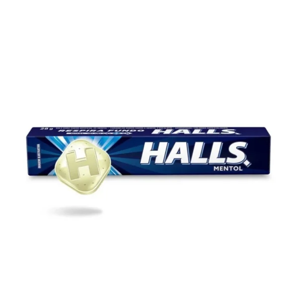 CARAMELOS  MENTHOL HALLS x 28 g
