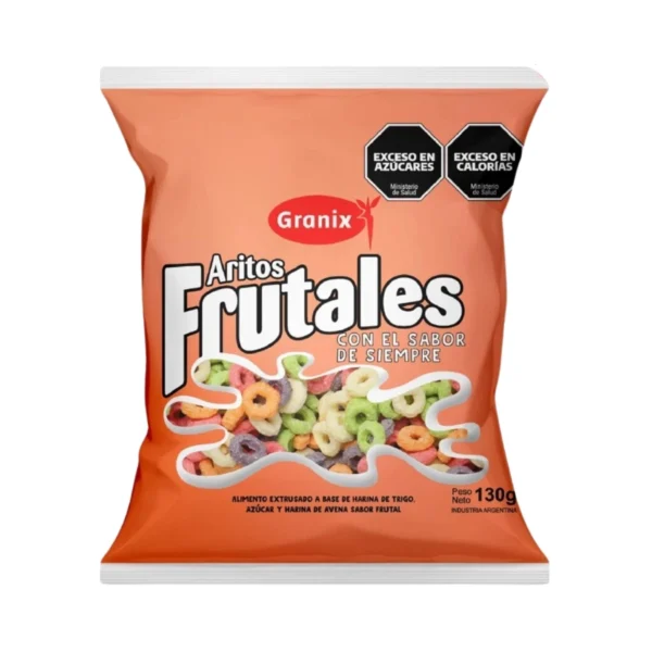 CEREAL ARITOS FRUTALES GRANIX x 130 g
