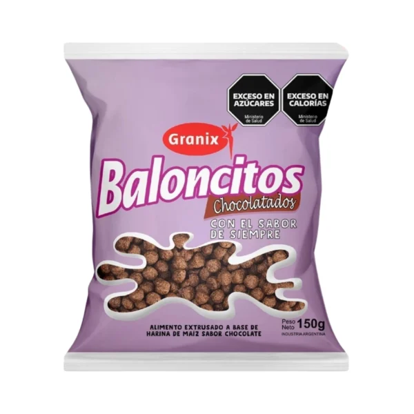 CEREAL BALONCITOS CHOCOLATADOS GRANIX x 150 g