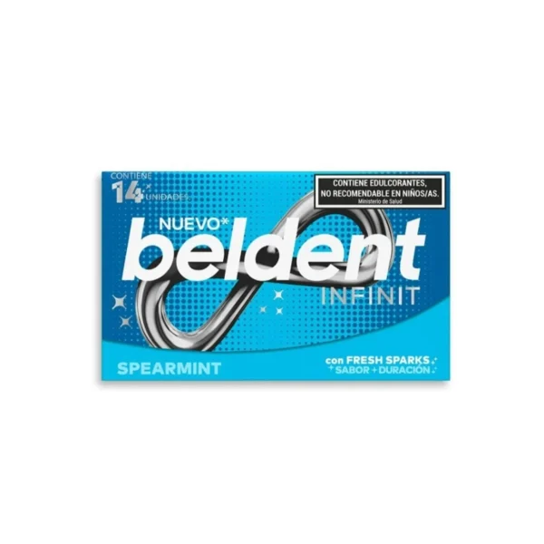 CHICLE SPEARMINT INFINIT BELDENT x 26,6 g