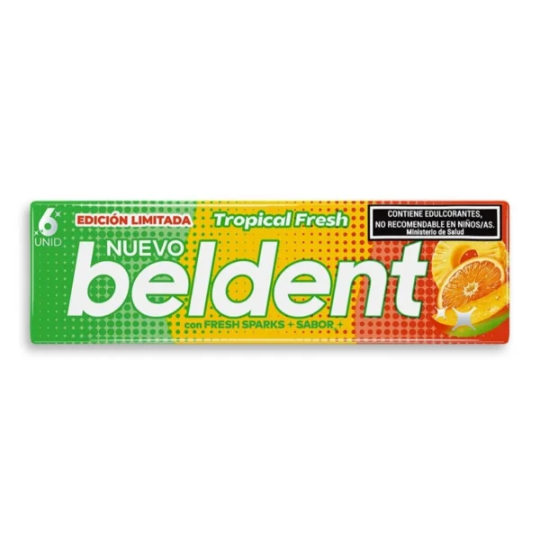 CHICLE TROPICAL FRESH BELDENT x 10 g