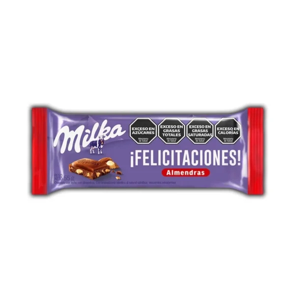 CHOCOLATE ALMENDRAS MILKA x 55 g